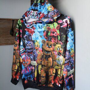 Five Nights At Freddys Size 160 14-16 Pullover Hoodie New
